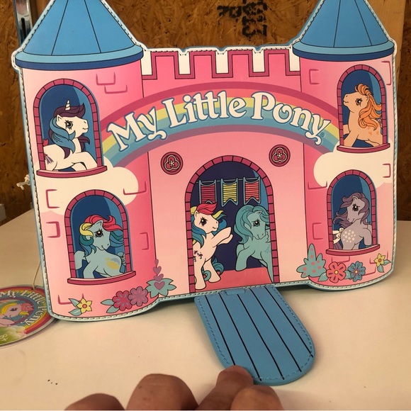 Loungefly My Little Pony Castle Crossbody Bag - Picture 2 of 9